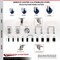 Service Caster 5 Inch 316SS Solid Poly Swivel 1-3/4 Inch Expanding Stem Caster Set Lock Brake SCC-SS316TTLEX20S514-SPUS-134-4 - alternate 2